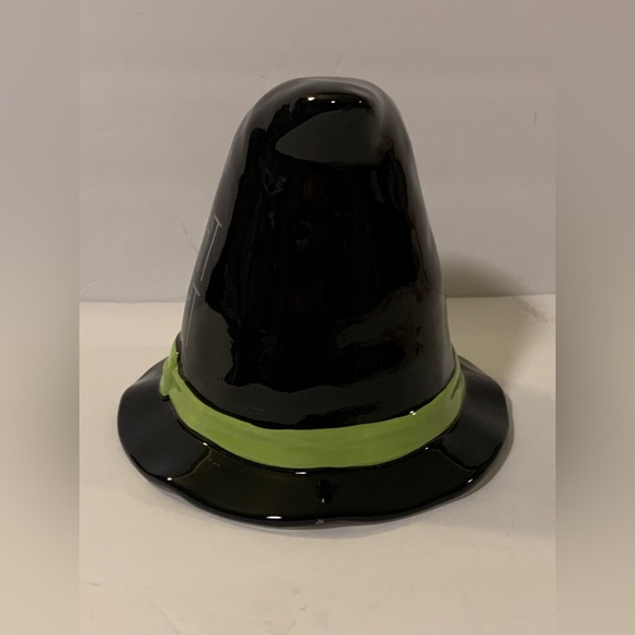 Rae Dunn "Flight Night" Ceramic Hat 7" Figure Halloween Witch new - Picture 2 of 4